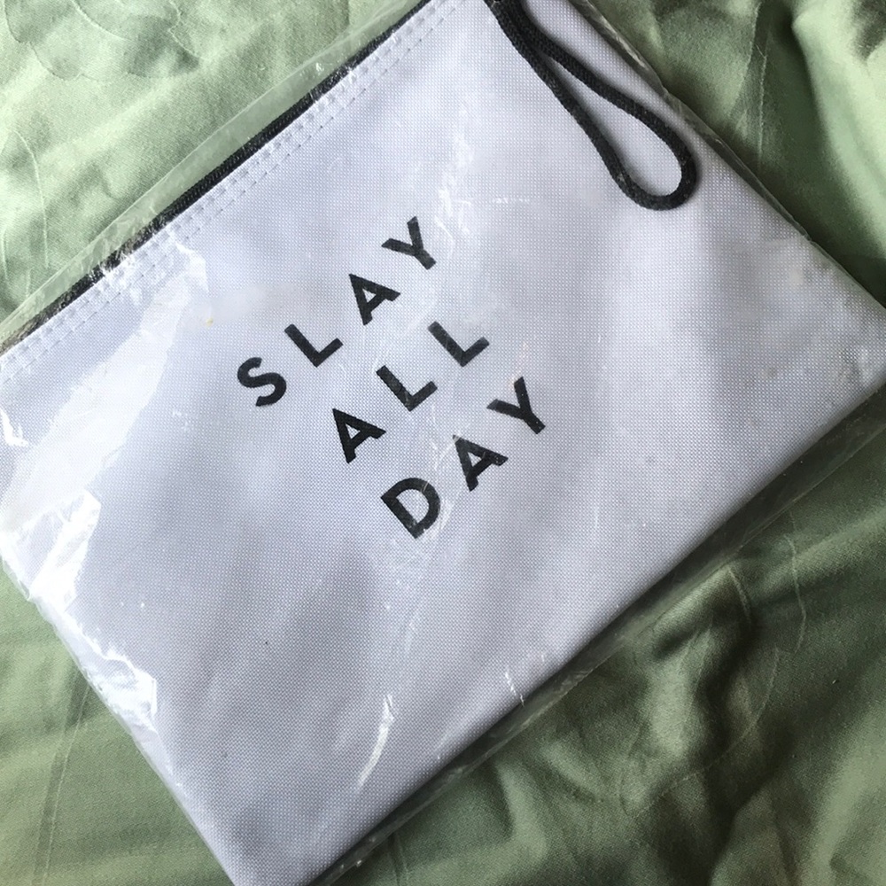 Milly Canvas zip pouch
